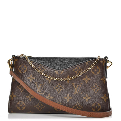 Louis Vuitton Monogram Pallas Clutch Black 1 of 8
