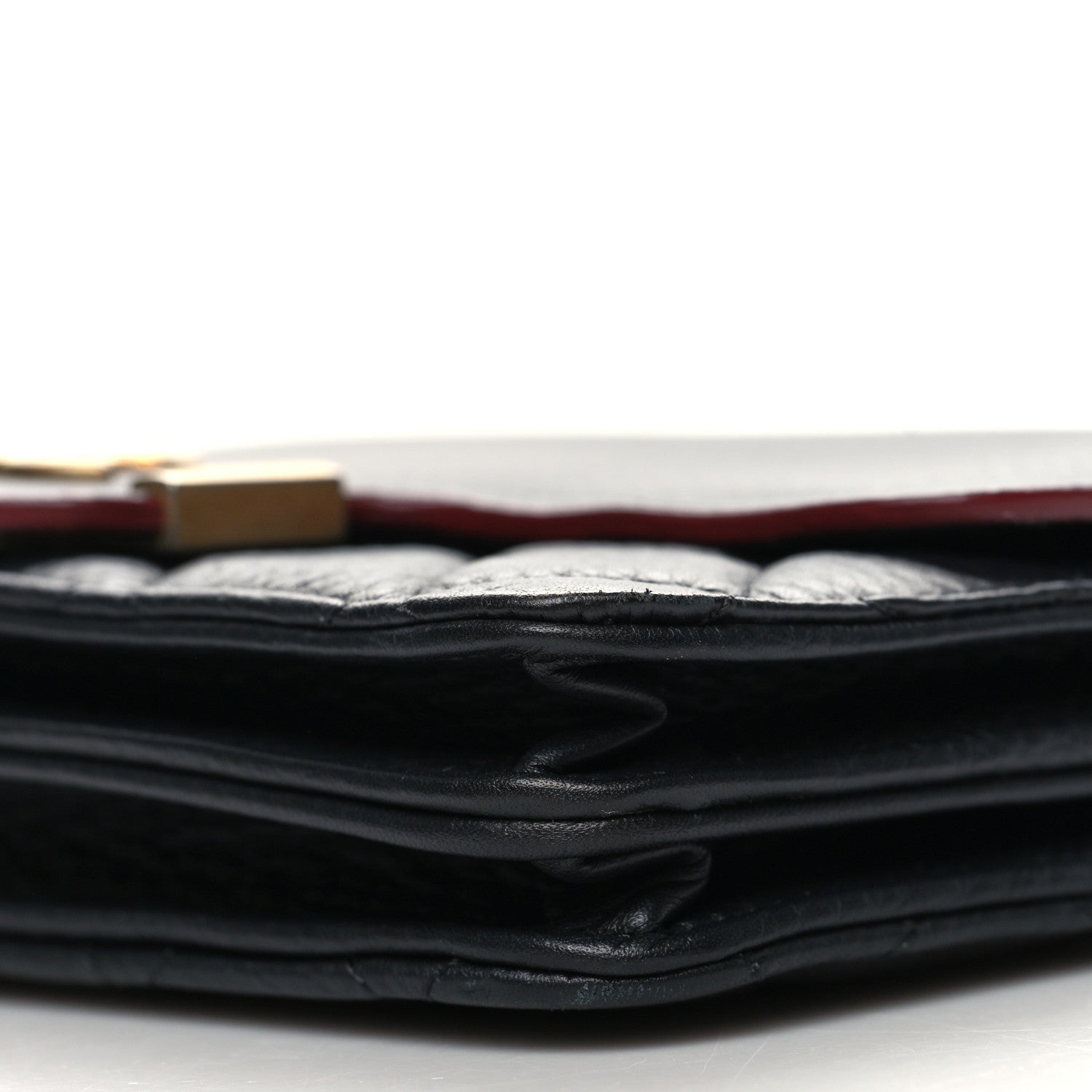Chanel Calfskin Quilted Archi Chic Square Wallet On Chain WOC Black 10 of 10