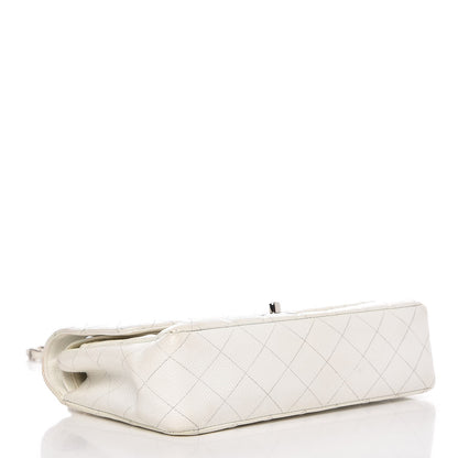 Chanel Caviar Quilted Medium Double Flap White 5 of 13