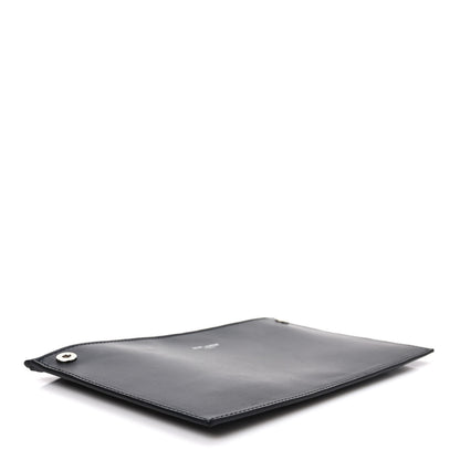 Saint Laurent Coated Canvas Zip Pouch Black 4 of 7