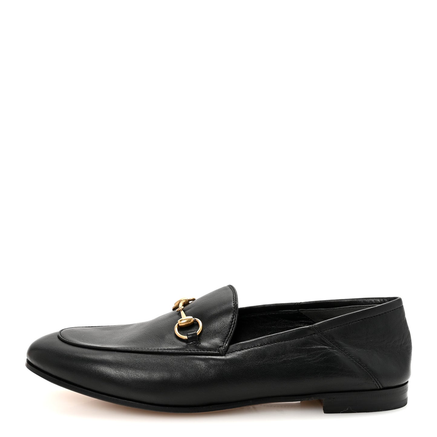 Lambskin Womens Brixton Horsebit Loafers 39.5 Black