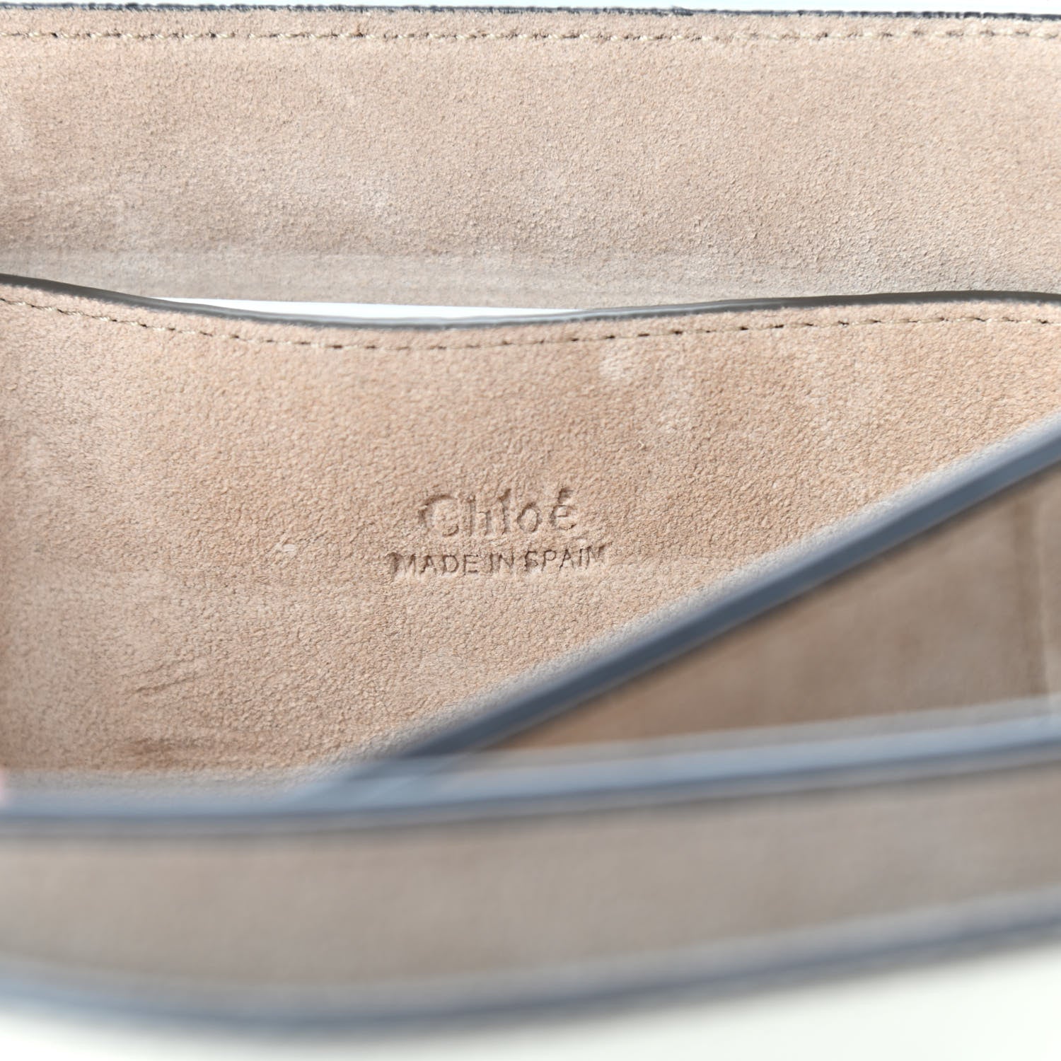Chloe Calfskin Small Colorblock Faye Shoulder Bag Brown White 6 of 9