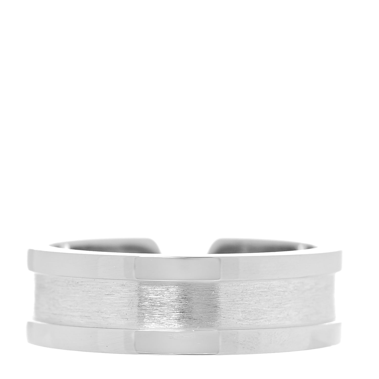 Cartier 18K White Gold 6.5mm C De Cartier Ring 57 8 3 of 5