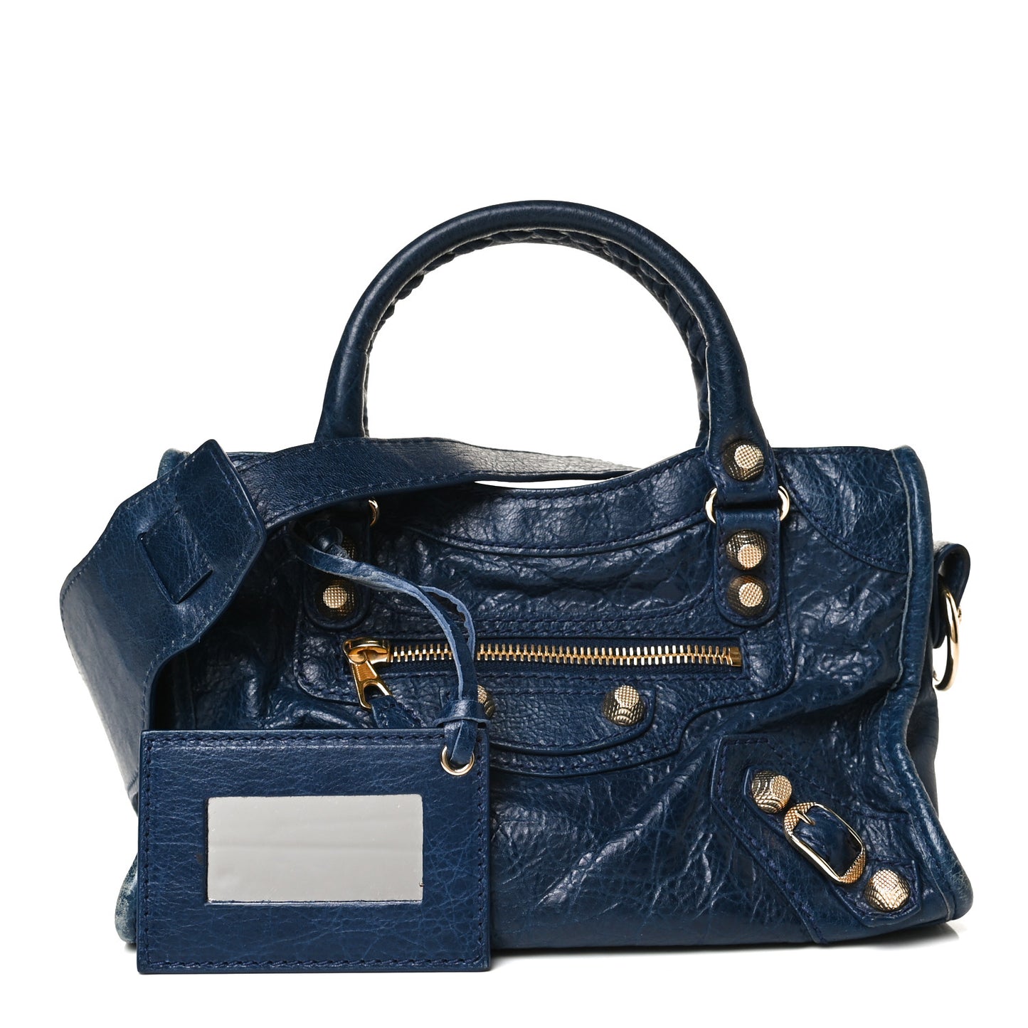 Agneau Giant 12 Gold Hardware Mini City Bleu Mineral