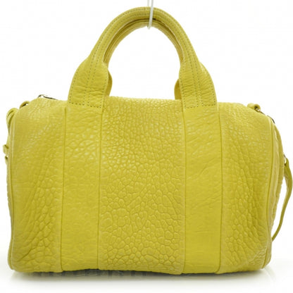 Alexander Wang Leather Rocco Satchel Citrus 1 of 7