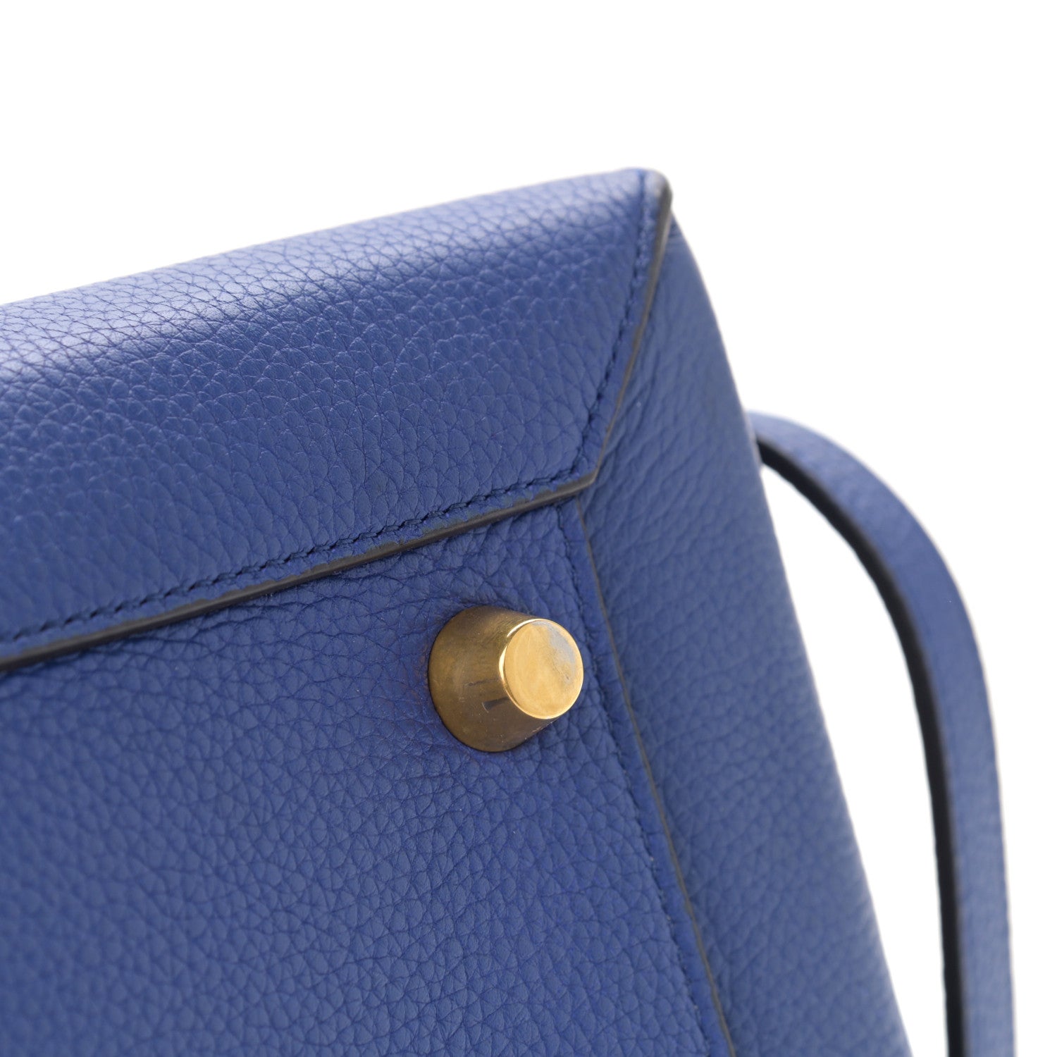 Celine Grained Calfskin Mini Belt Bag Indigo 11 of 16