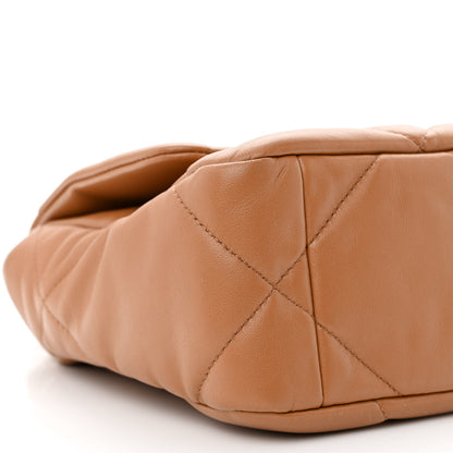 Chanel Lambskin Quilted Medium Chanel 19 Flap Brown 9 of 13