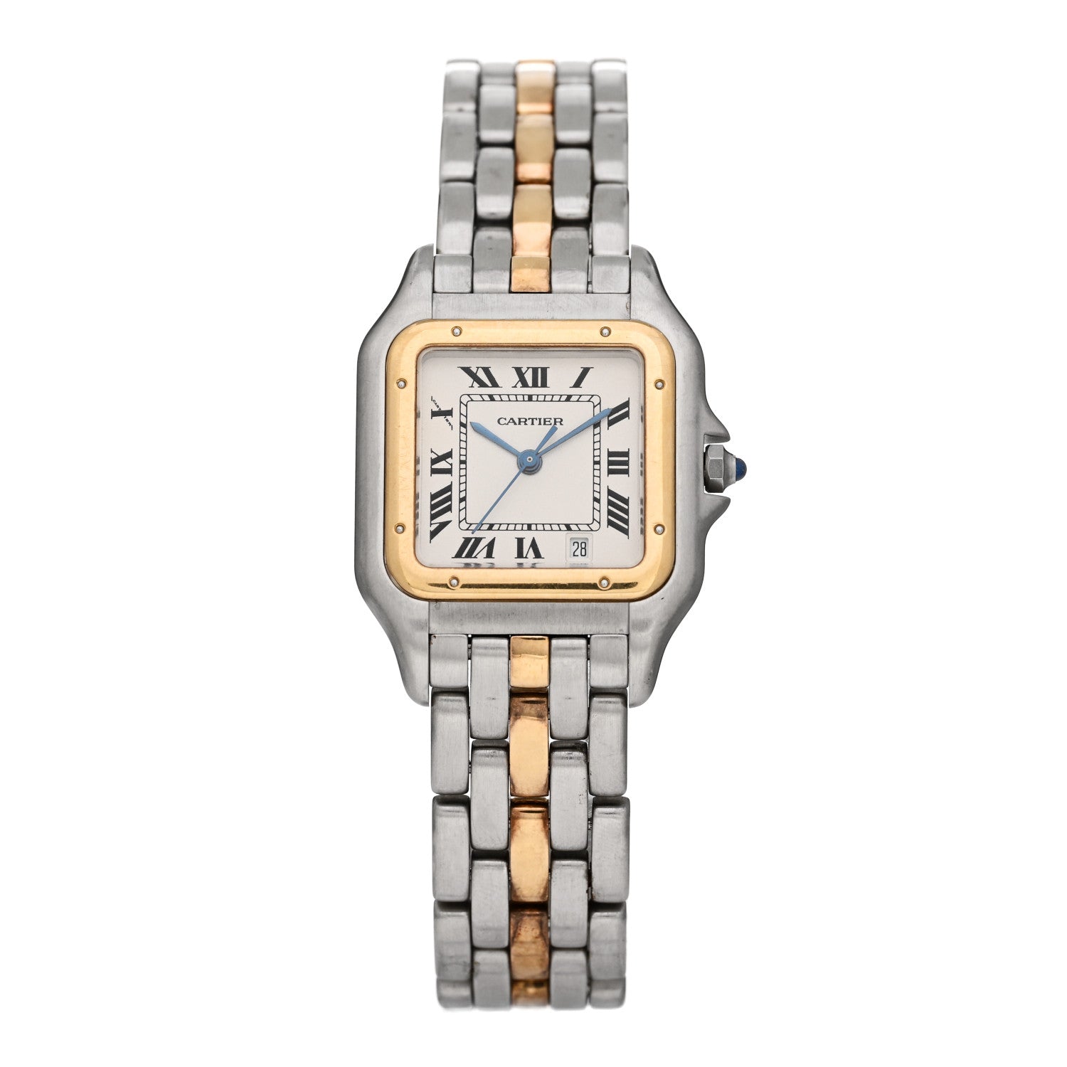 Cartier Stainless Steel 18K Yellow Gold 27mm Panthere Quartz Watch 1 of 4