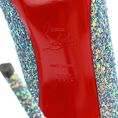Christian Louboutin Glitter So Kate Dragonfly 120 Pumps 39.5 China Blue 7 of 9
