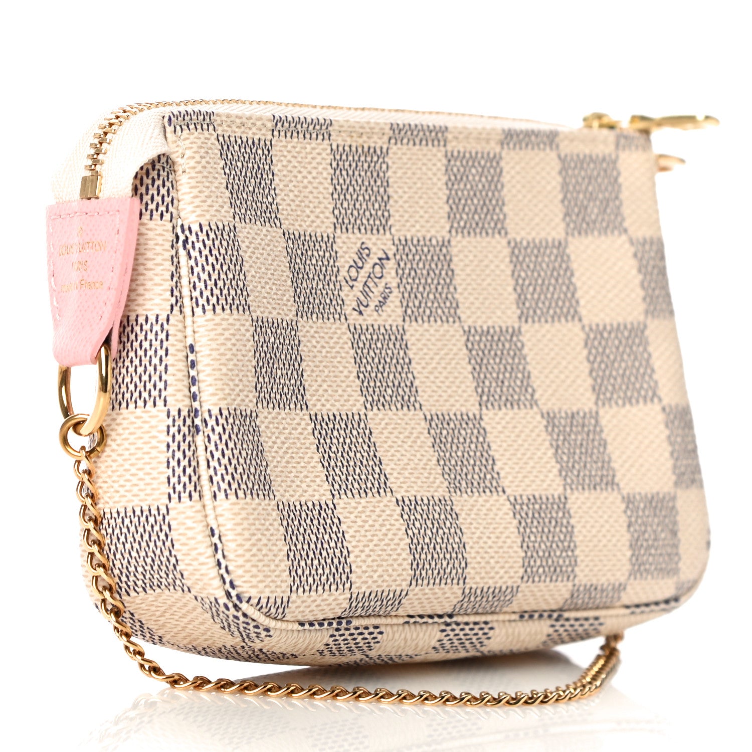 Louis Vuitton Damier Azur 2018 Christmas Animation Mini Pochette Accessories 3 of 11
