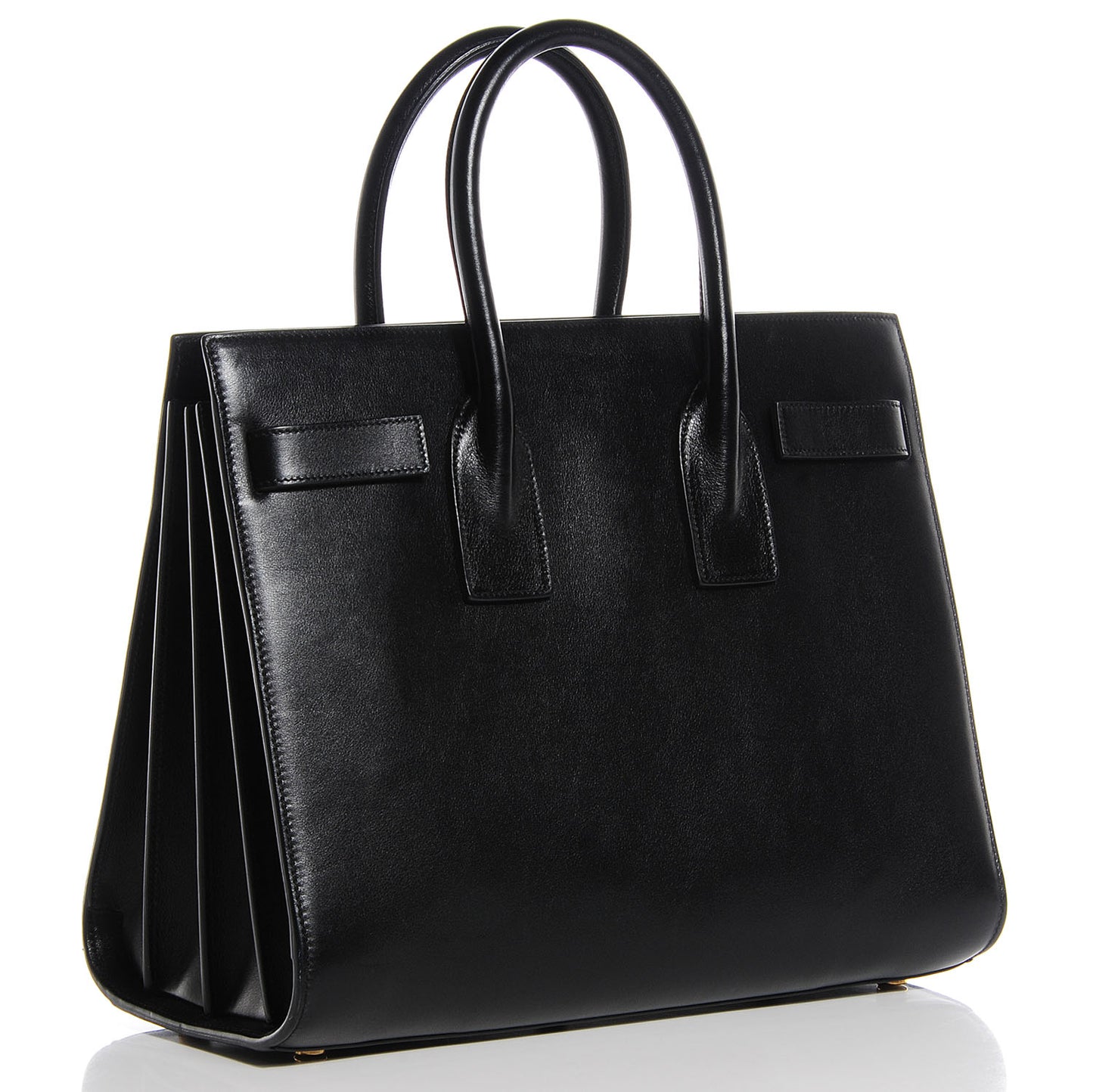 Calfskin Small Sac De Jour Black