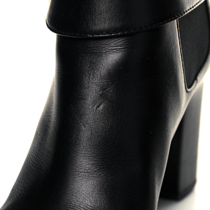 Chanel Calfskin CC Turnlock Ankle Boots 40.5 Black 11 of 13