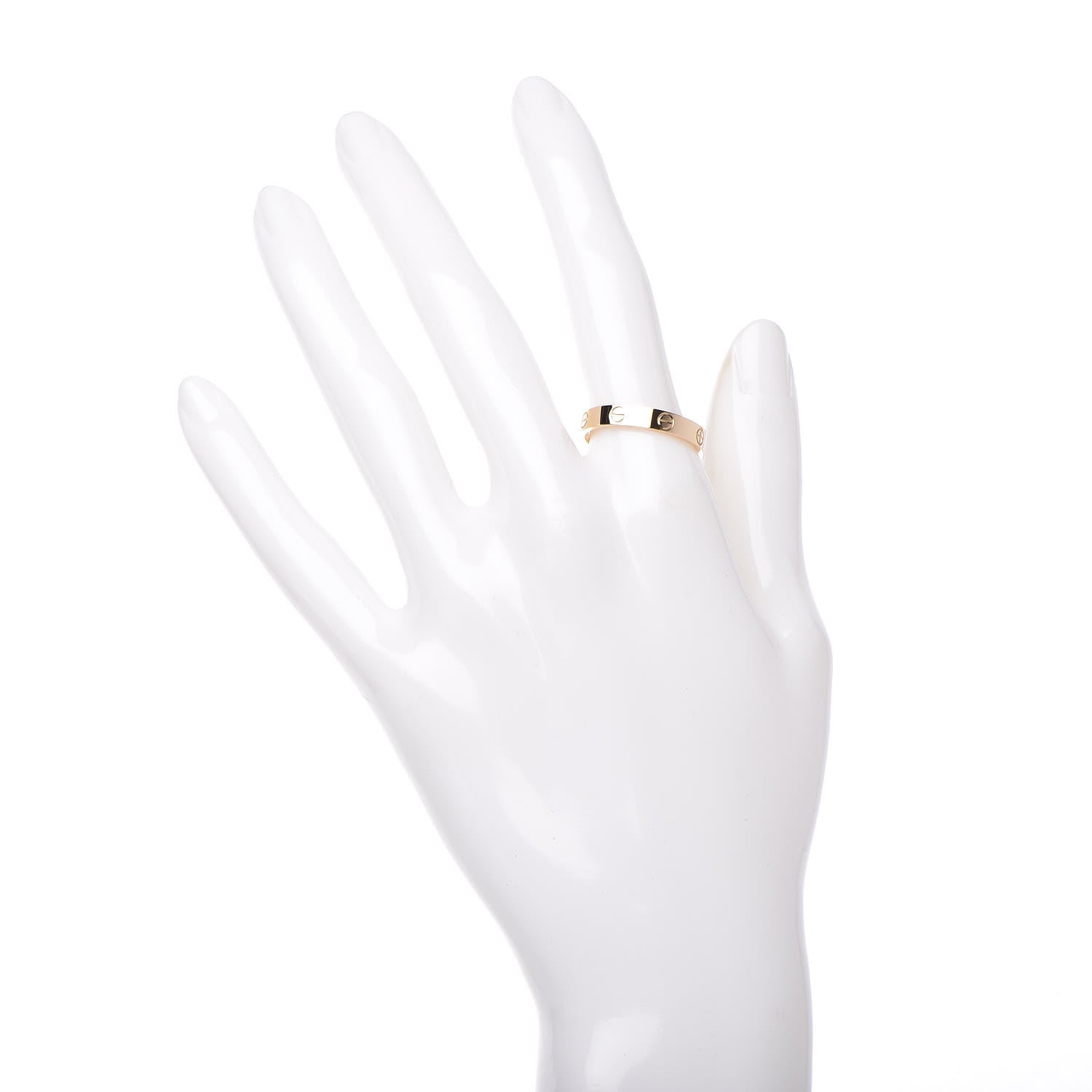 Cartier 18K Yellow Gold 3.5mm LOVE Wedding Band Ring 59 8.75 2 of 6