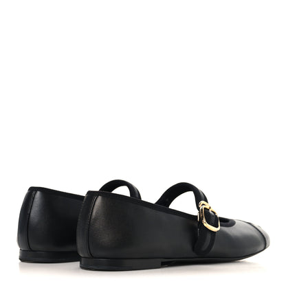 Chanel Lambskin Mary Jane Flats 38 Black 5 of 9