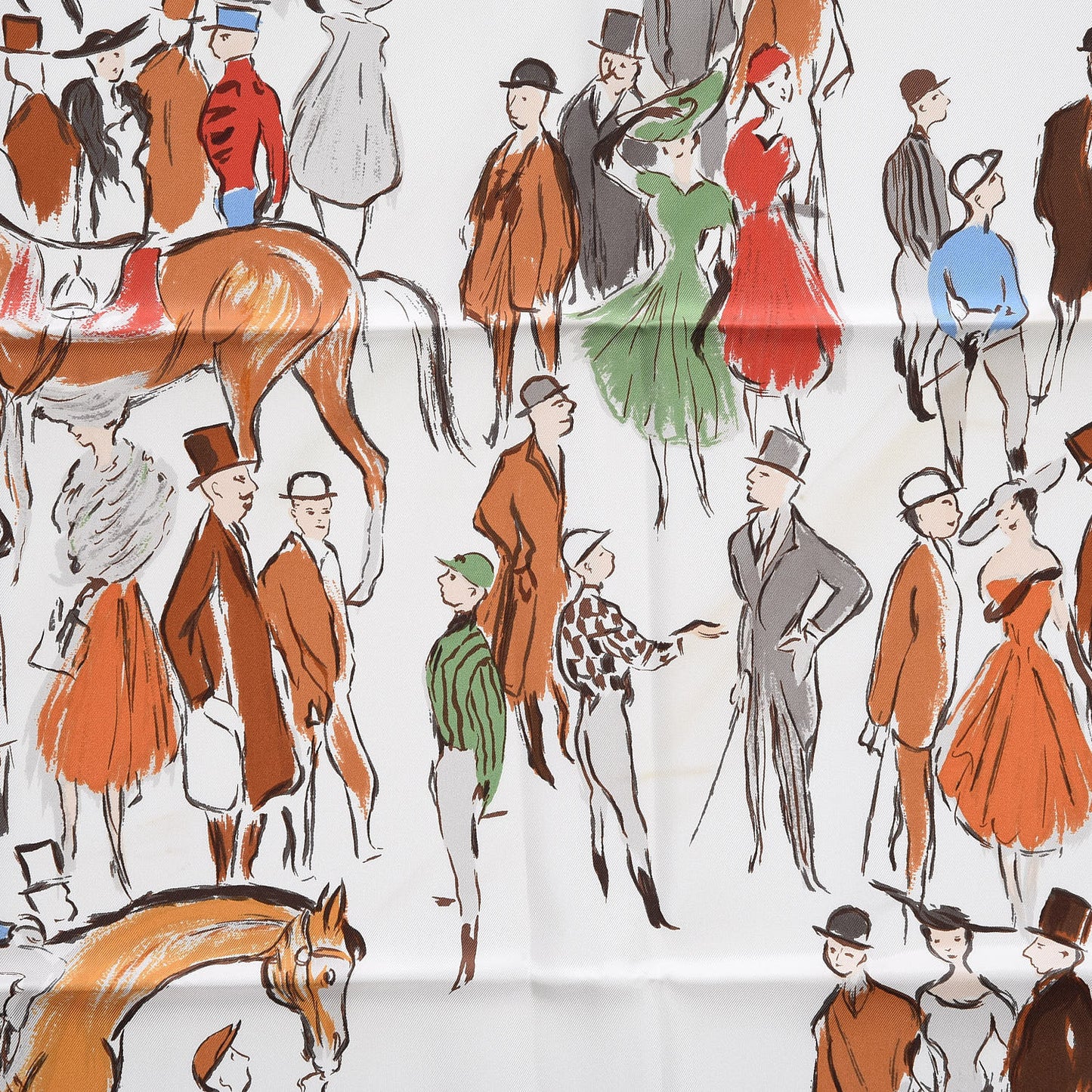 Silk Paddock Scarf 90