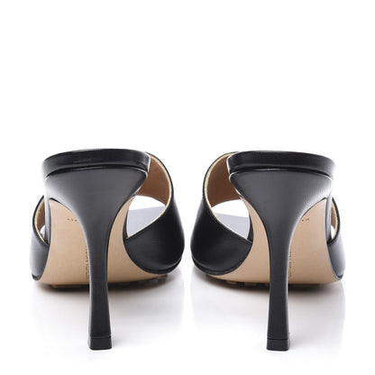 Bottega Veneta Lambskin Stretch Mule Sandals 38 Black 7 of 10