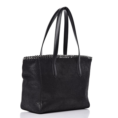 Stella McCartney Shaggy Deer Falabella East West Shopper Tote Black 3 of 13