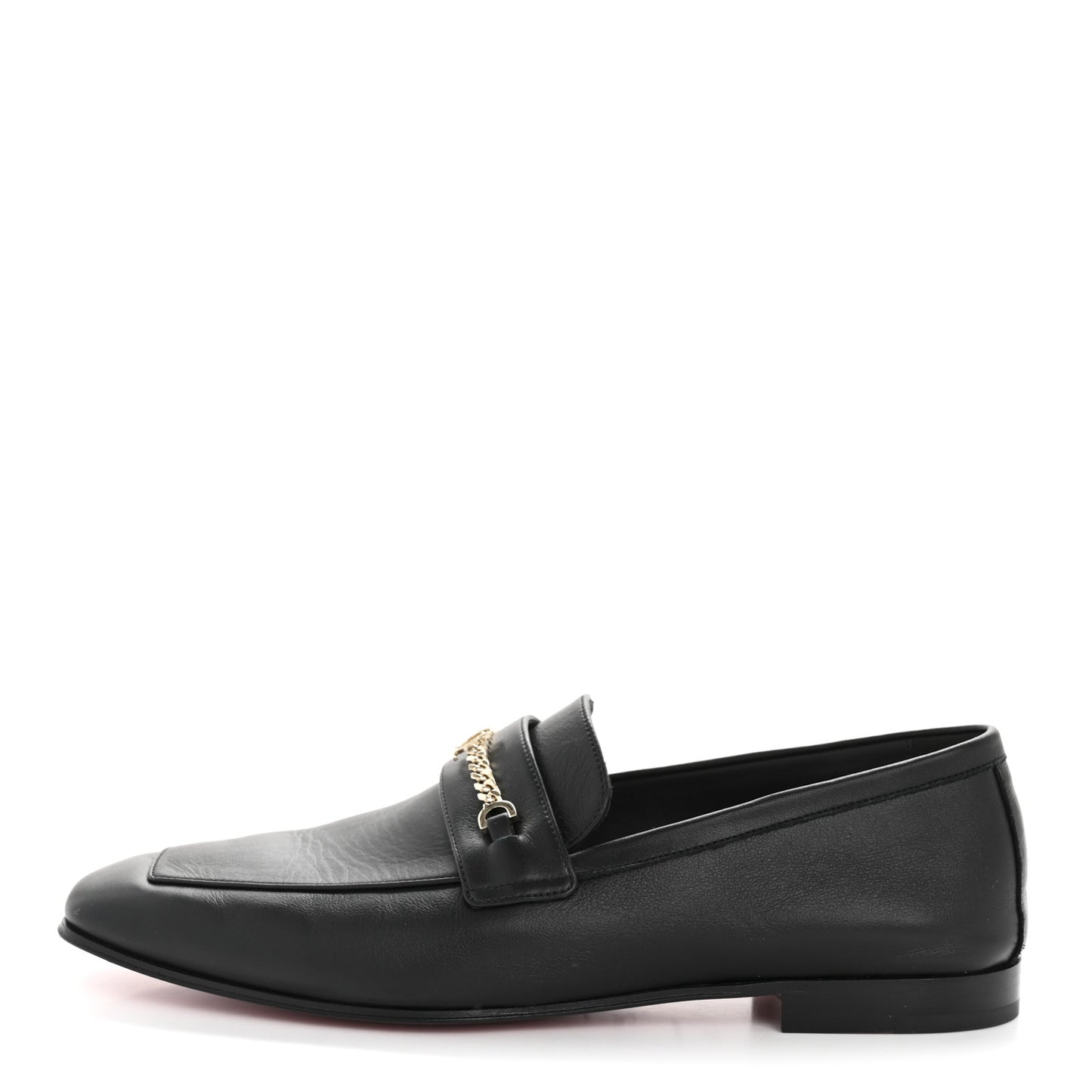 Calf Glove Womens MJ Mock Flat Loafers 39 Black