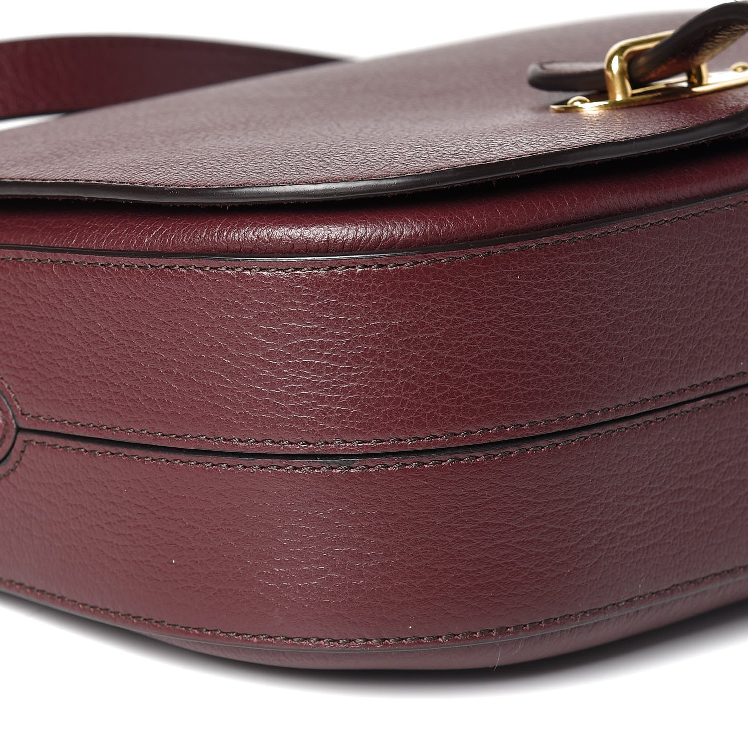 Mulberry Textured Goatskin Calfskin Tenby Shoulder Bag Burgundy 7 of 9