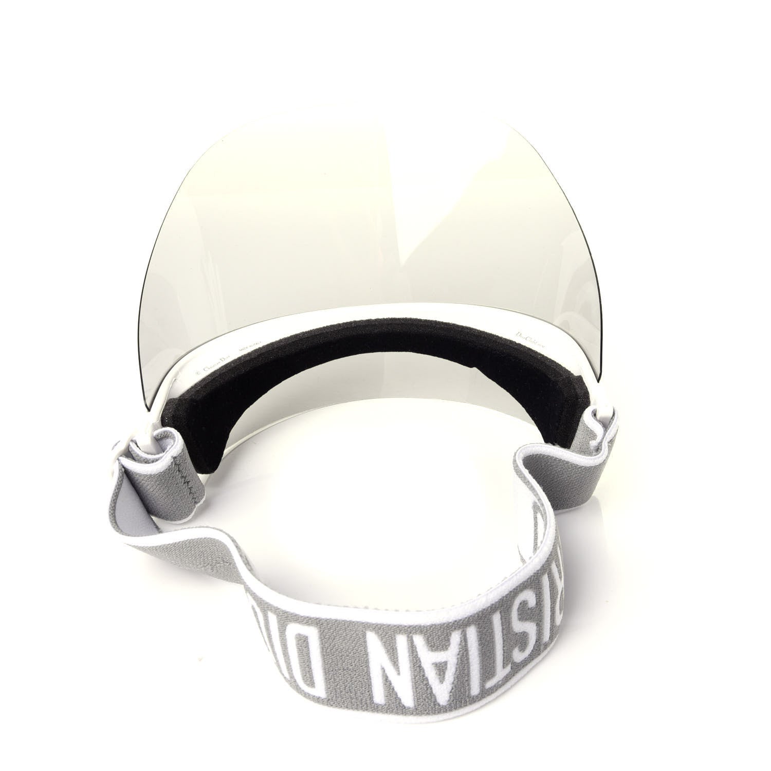 Christian Dior Mirrored DiorClub1 Sun Visor Grey 6 of 10