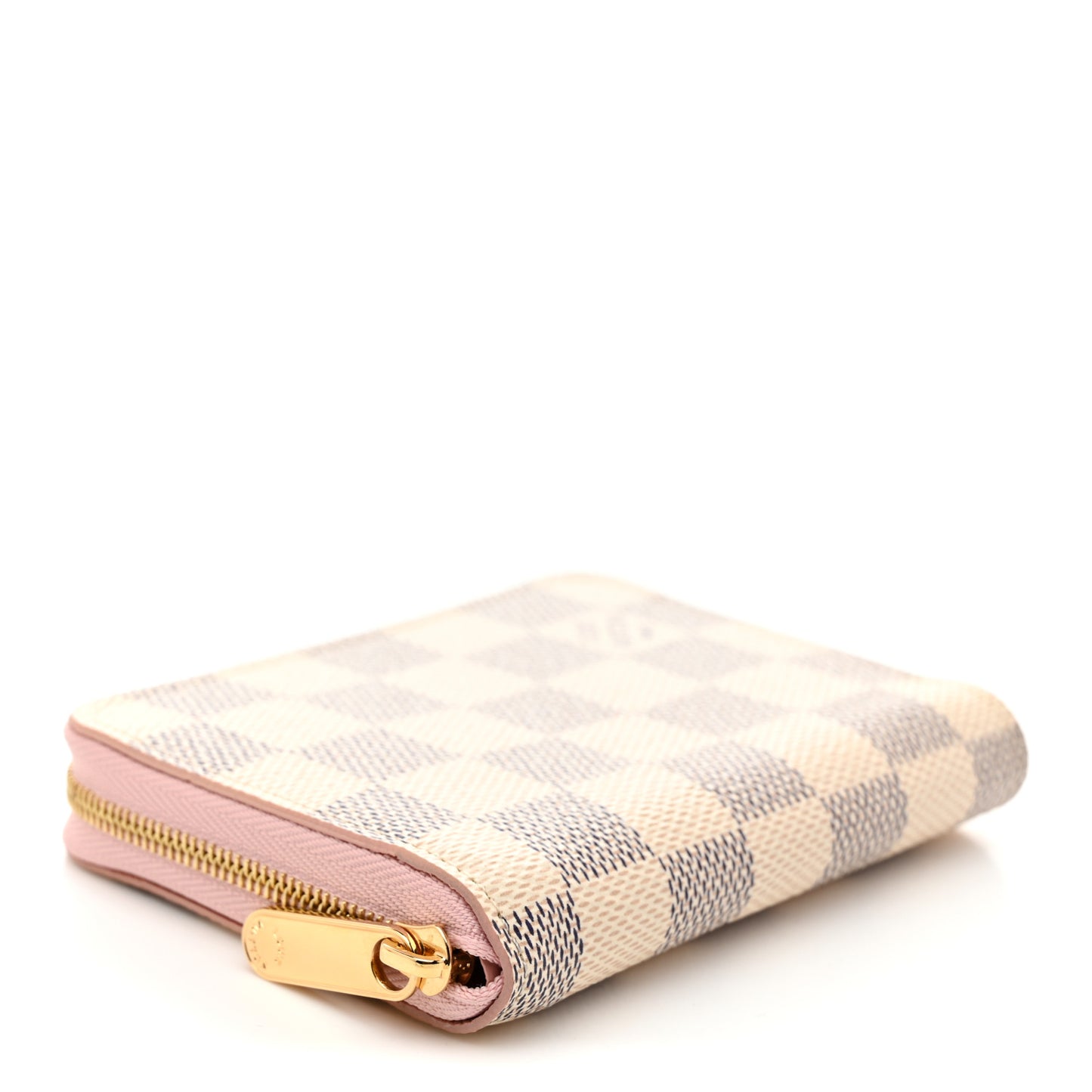 Damier Azur Zippy Coin Purse Rose Ballerine