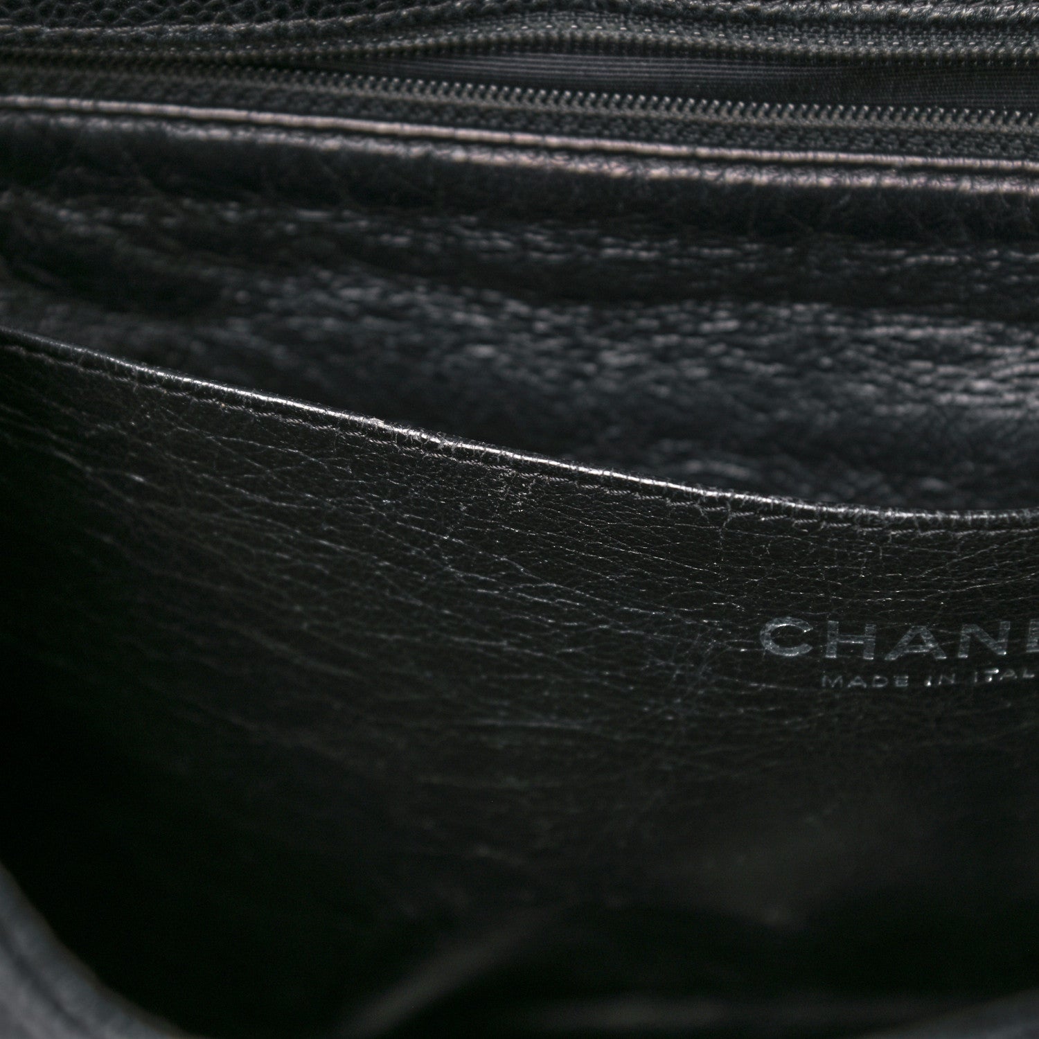 Chanel Caviar Quilted Jumbo Single Flap Black 15 of 19
