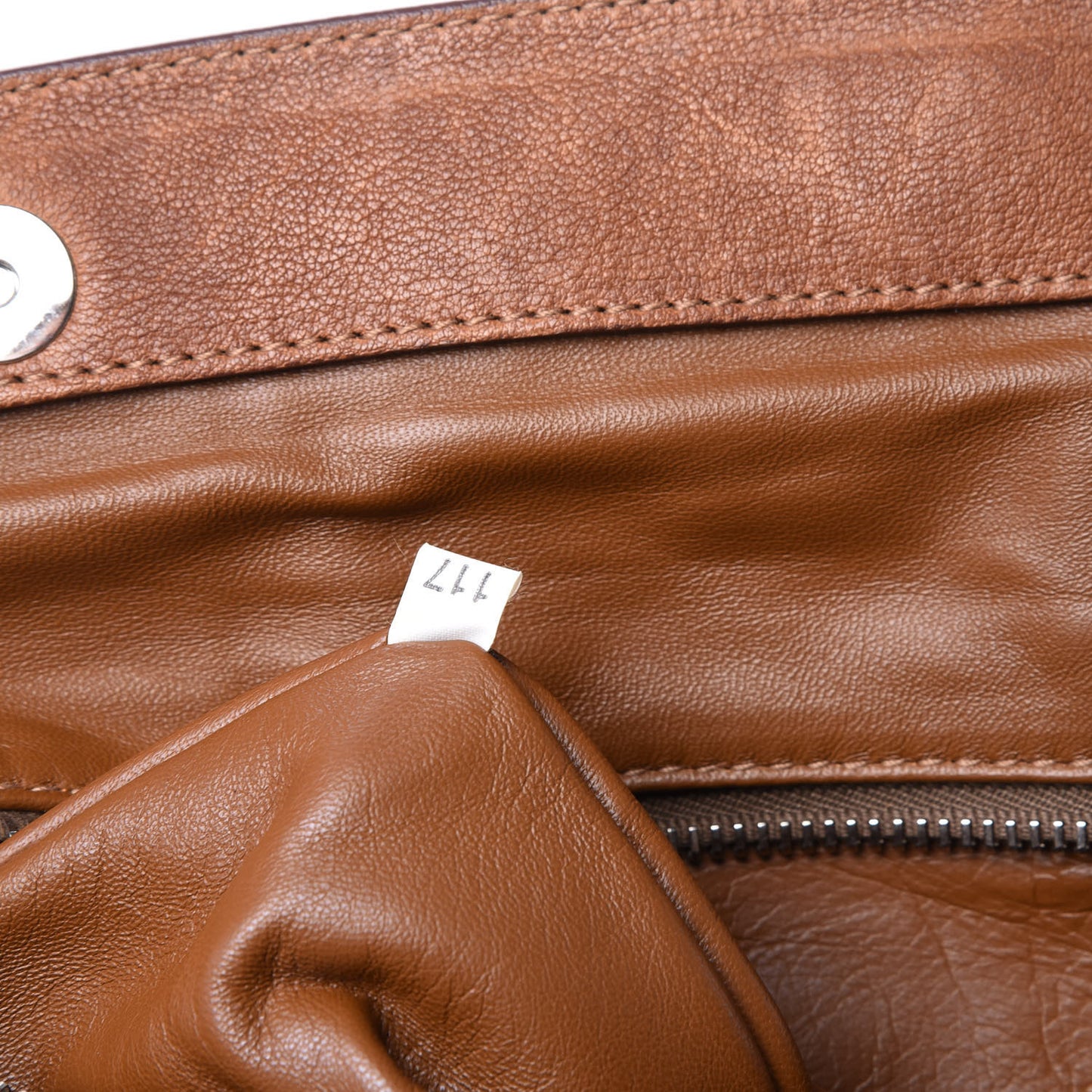 Washed Buffalo Frame Bag Brandy