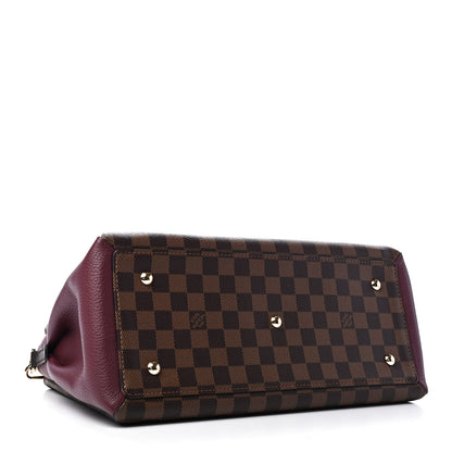 Louis Vuitton Cuir Taurillon Damier Ebene Normandy Bordeaux 3 of 6