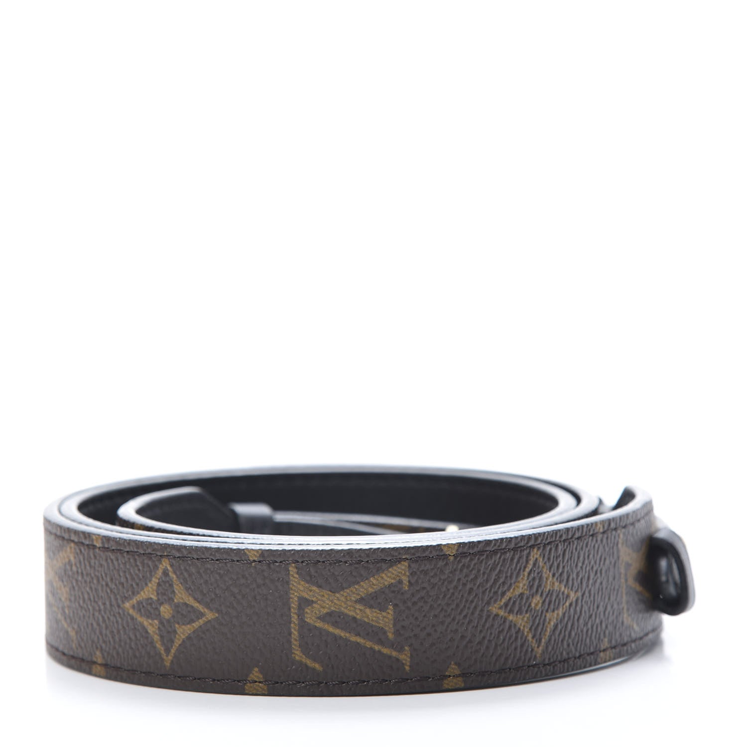 Louis Vuitton Monogram Bandouliere Shoulder Strap XL Black 3 of 9