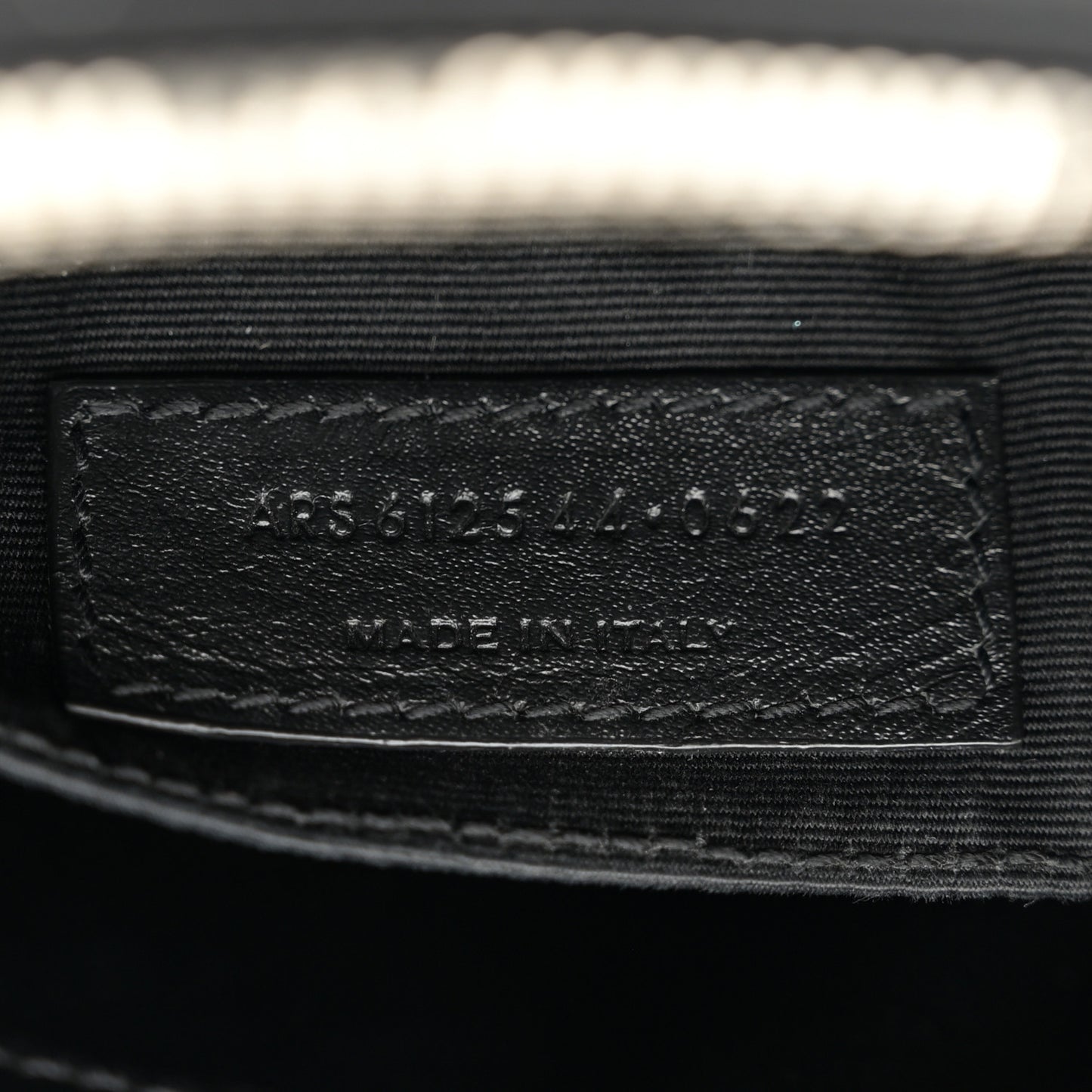 Calfskin Matelasse Monogram Lou Camera Bag Black
