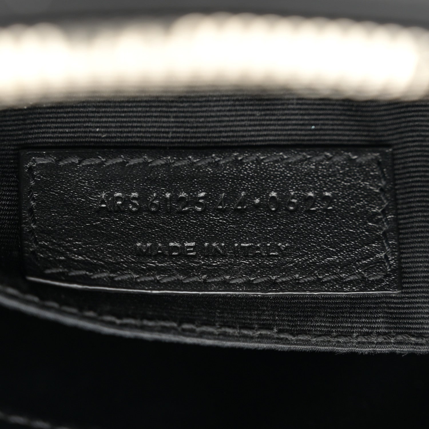 Saint Laurent Calfskin Matelasse Monogram Lou Camera Bag Black 7 of 14