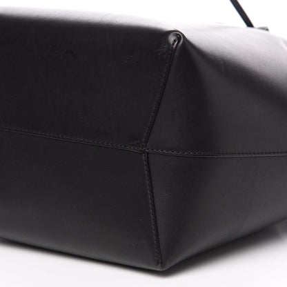 Mansur Gavriel Vegetable Tanned Calfskin Bucket Bag Black Flamma 12 of 14