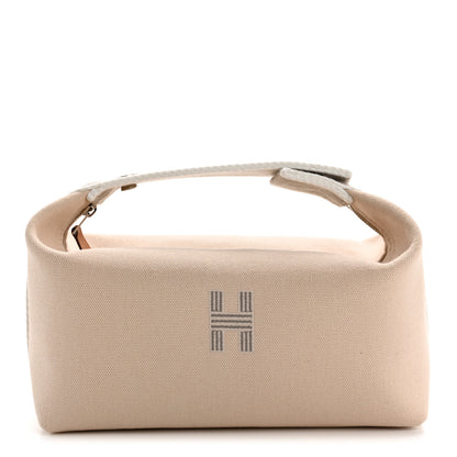 Hermes Canvas Small Bride-A-Brac Pouch Natural 1 of 6