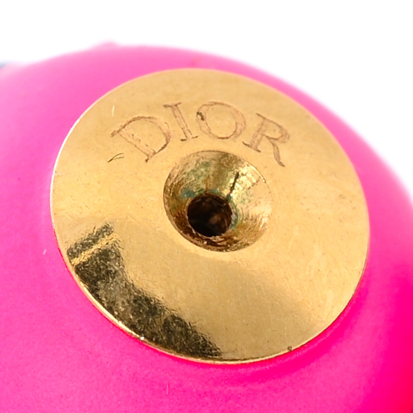Mise En Dior Tribal Earrings Hot Pink