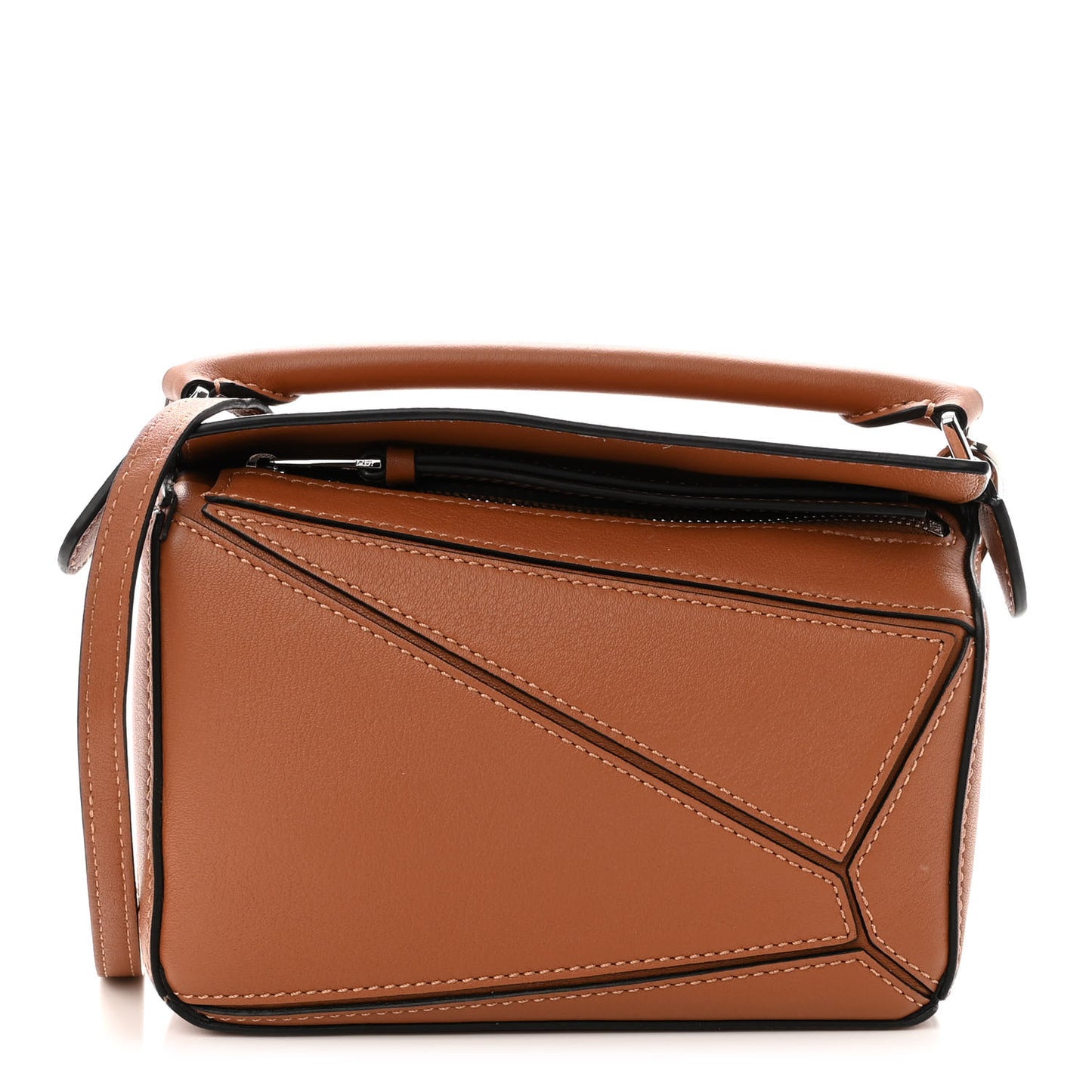 Calfskin Mini Puzzle Bag Tan