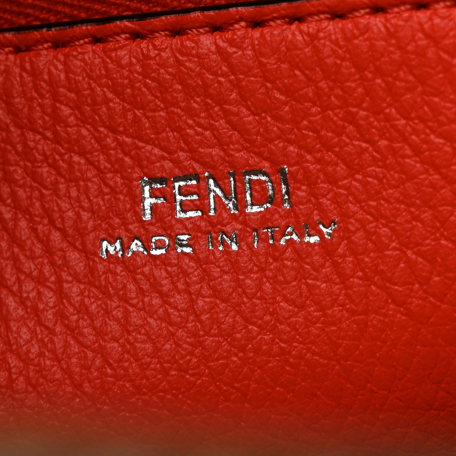Fendi Vitello Baltico Dolce DotCom Satchel Tortora Papavero 7 of 13