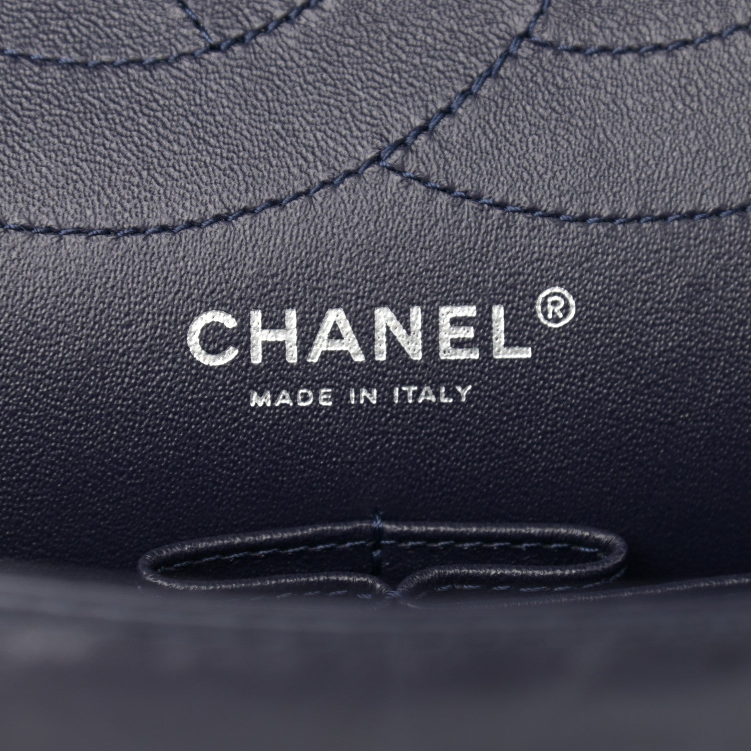 Chanel Aged Calfskin Quilted 2.55 Reissue 227 Flap Navy Blue 6 of 12