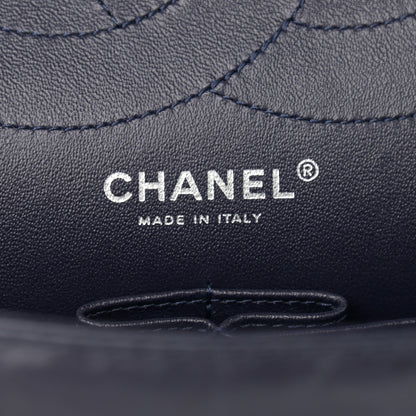 Chanel Aged Calfskin Quilted 2.55 Reissue 227 Flap Navy Blue 6 of 12