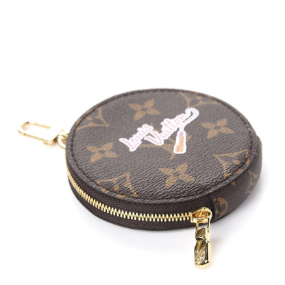 Louis Vuitton Monogram World Tour Multi Pochette Accessories Round Coin Purse 4 of 6