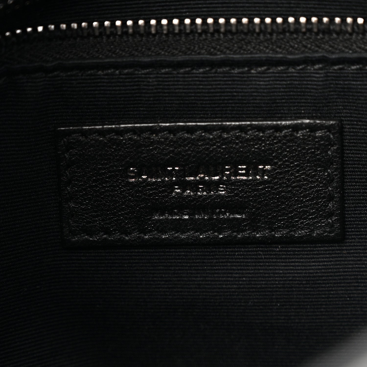 Saint Laurent Lambskin Quilted Metal Small Loulou Puffer Monogram Chain Satchel  Black 6 of 14