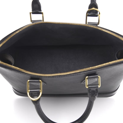 Louis Vuitton Epi Alma PM Black 5 of 10