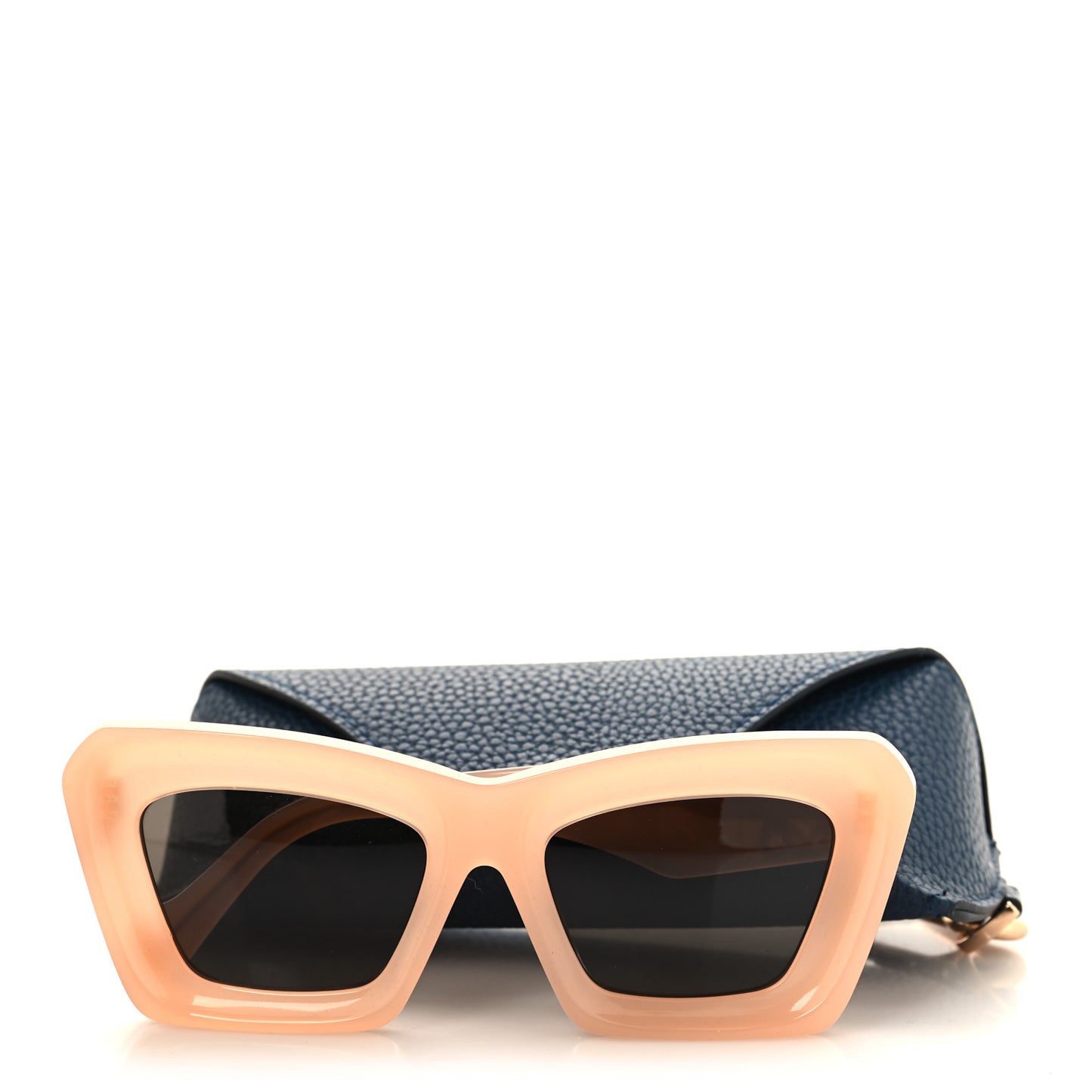 Acetate Anagram Cat Eye Sunglasses LW40145F Pink Brown