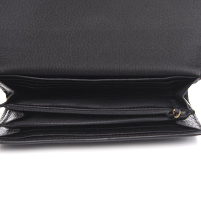 Gucci Calfskin Animalier Continental Wallet Black 5 of 10