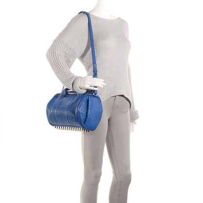 Alexander Wang Pebbled Lambskin Rockie Royal w Silver Hardware 2 of 6