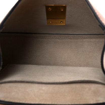 Chloe Grained Calfskin Lambskin Medium Bi-Color Drew Shoulder Bag Wet Sand Sunflower 5 of 15