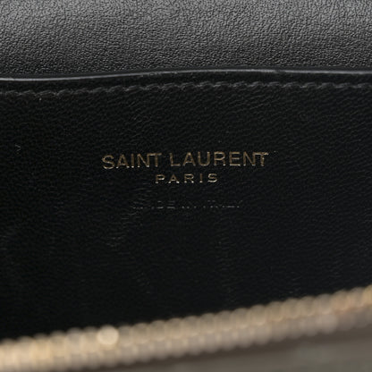 Saint Laurent Lambskin Quilted Mini Gaby Vanity Case Light Musk 6 of 12
