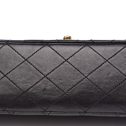 Chanel Lambskin Quilted Medium Double Flap Black 10 of 15