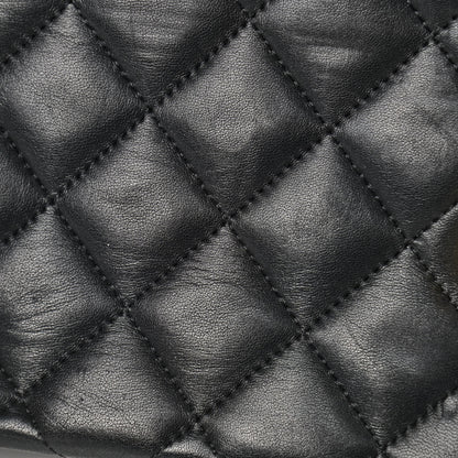 Chanel Lambskin Quilted Jumbo Double Flap Black 17 of 19