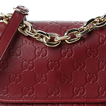 Gucci GG Calfskin Embossed Emblem Arabella Bag Rose Ancora 8 of 10