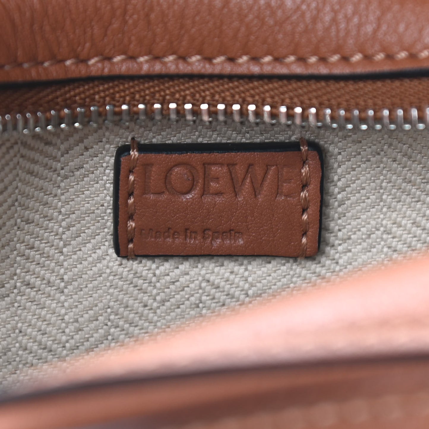 Calfskin Mini Puzzle Bag Tan